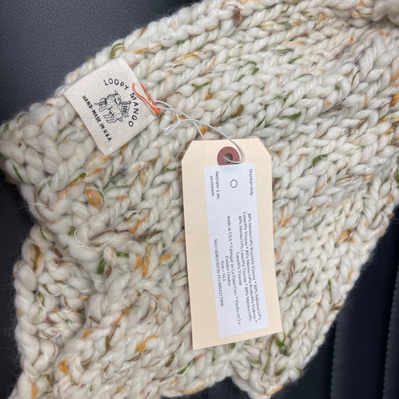 NWT Free People Loopy Mango Aviatrix Hand Knit Trapper Beanie main image 5